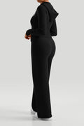 Blusa Fashion com Zíper Duplo Preto Zafire