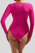 Body com Decote V Rosa Zafire