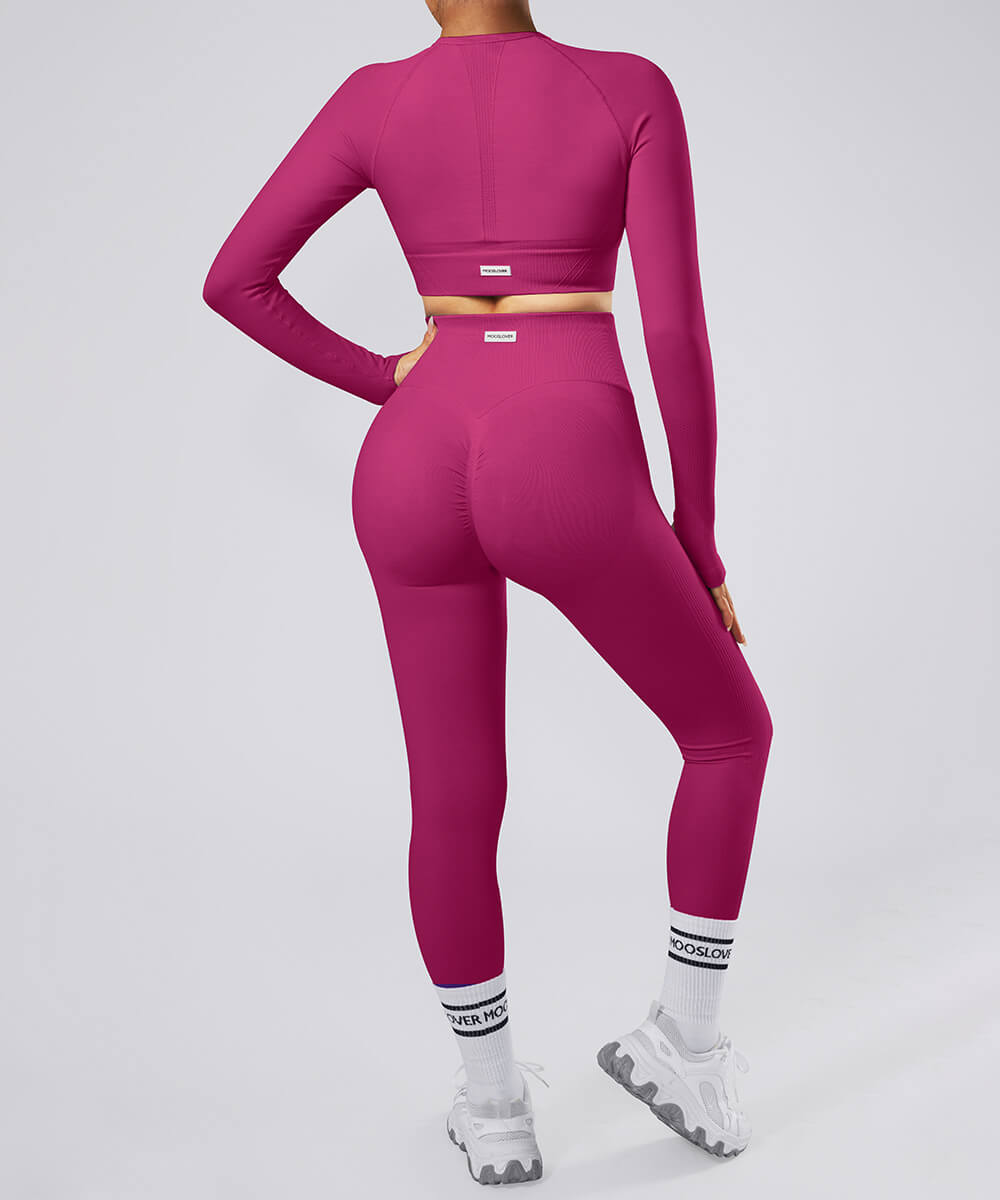 Conjunto 3 Peças com Blusa Rosa Zafire