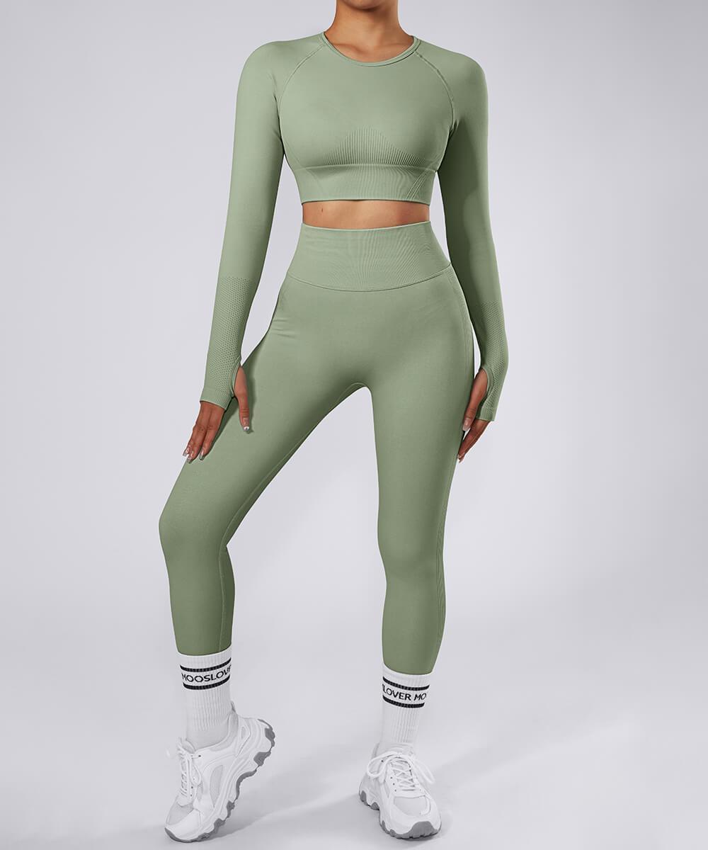 Conjunto 3 Peças com Blusa Verde Zafire