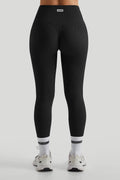 Legging Cintura Alta com Costura - Estilo e Conforto Preto Zafire