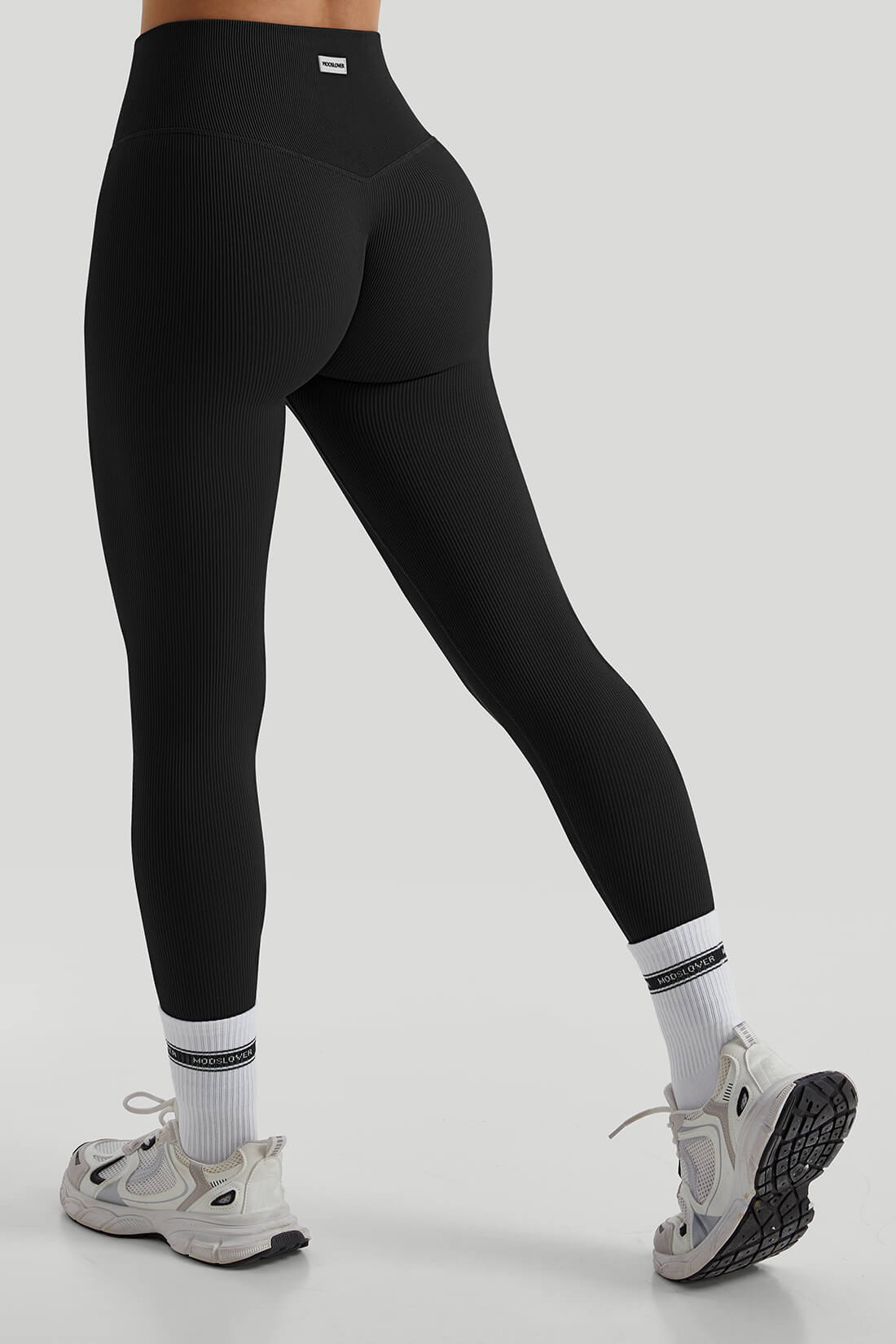 Legging Cintura Alta com Costura - Estilo e Conforto Preto Zafire