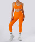 Legging Cintura V Modeladora - Conforto e Estilo Perfeito Laranja Zafire