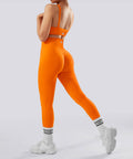 Legging Cintura V Modeladora - Conforto e Estilo Perfeito Laranja Zafire
