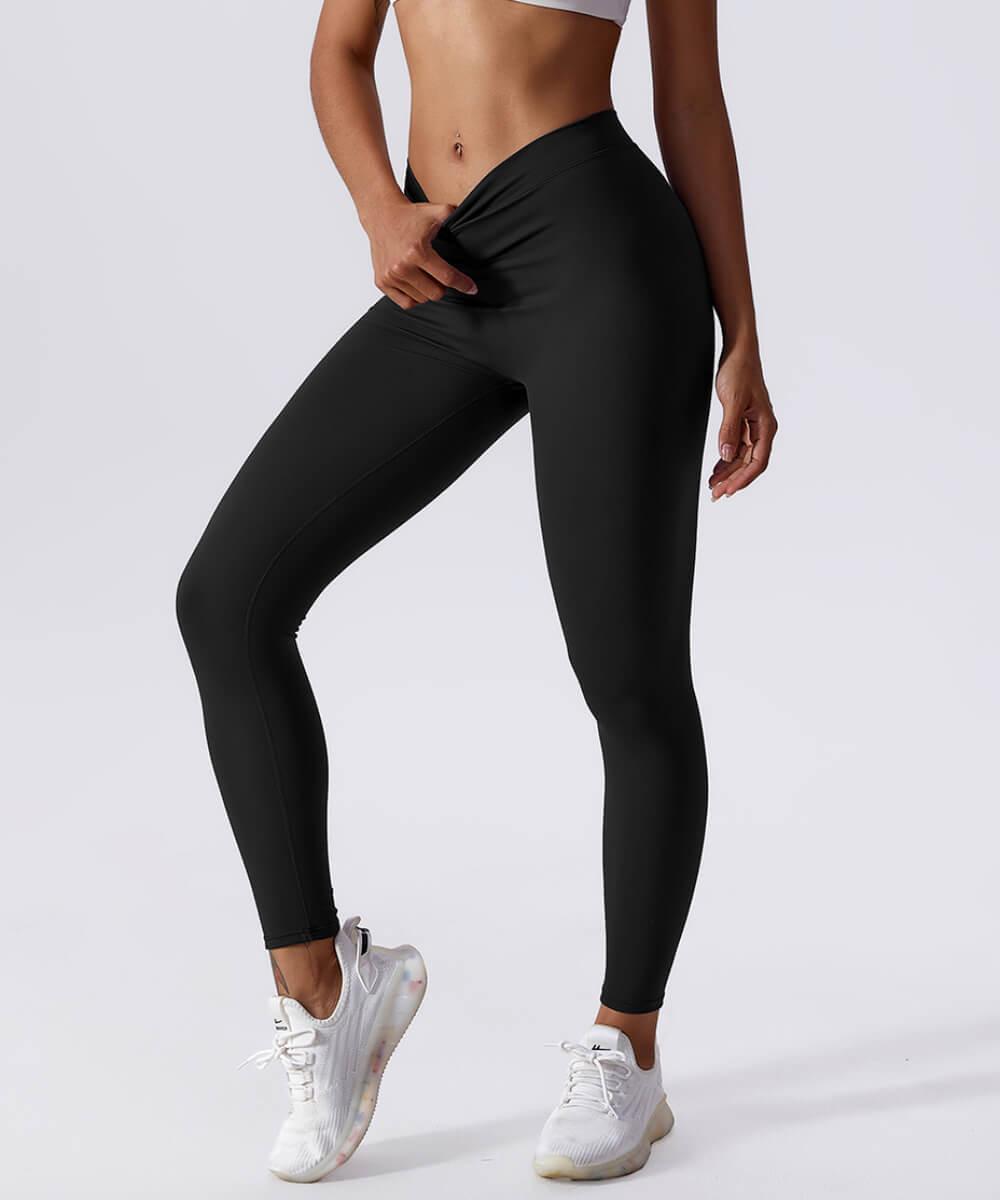 Legging Modeladora com V nas Costas Preto Zafire