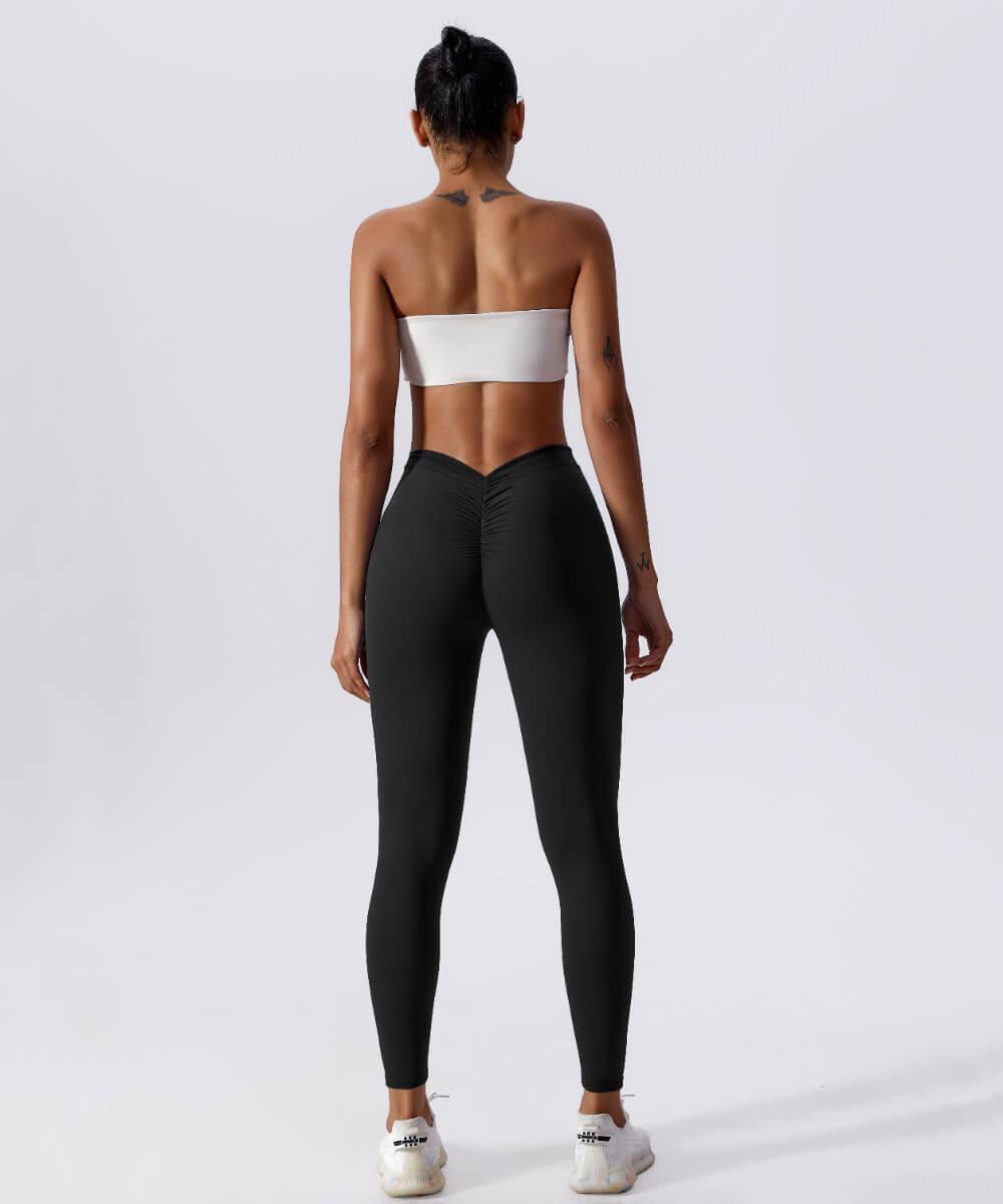 Legging Modeladora com V nas Costas Preto Zafire