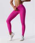 Legging Modeladora com V nas Costas Rosa Zafire