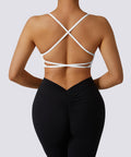 Sutia com Alcas Multiplas – Estilo e Suporte com Costas Abertas Branco Zafire