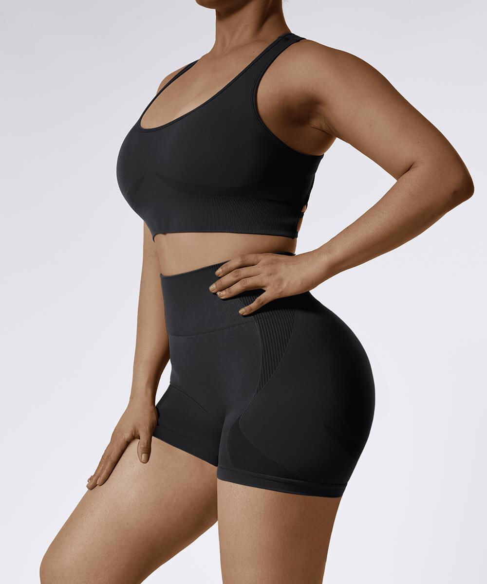 Top Esportivo com Alças Múltiplas – Suporte e Conforto Preto Zafire