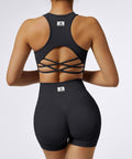 Top Esportivo com Alças Múltiplas – Suporte e Conforto Preto Zafire