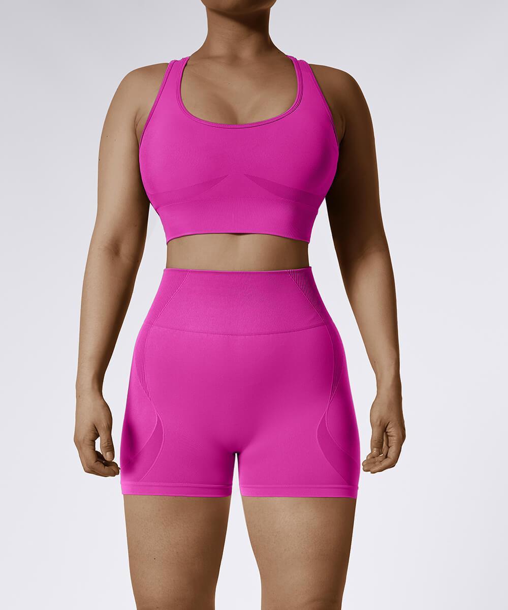Top Esportivo com Alças Múltiplas – Suporte e Conforto Rosa Zafire